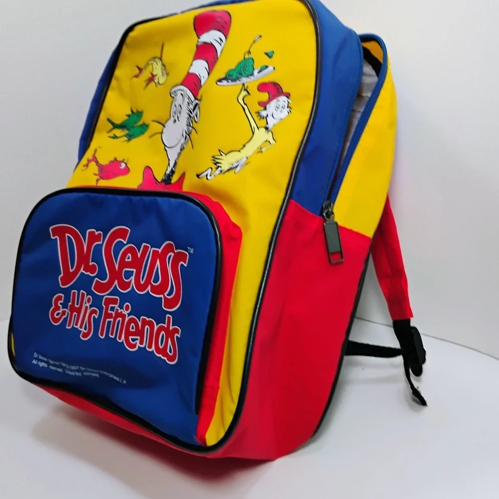 Dr. Seuss and His Friends backpack 1997 Child's First Backpack
